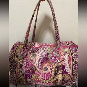 Vera Bradley duffel bag.